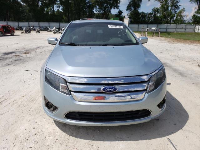 3FADP0L30BR272186 - 2011 FORD FUSION HYBRID BLUE photo 5