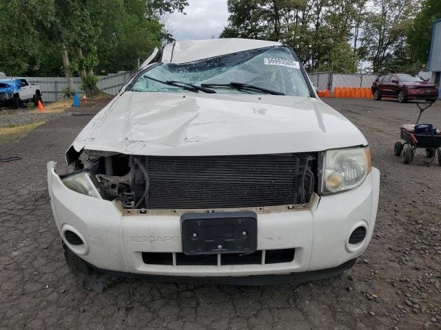 1FMCU0C7XAKA03046 - 2010 FORD ESCAPE XLS WHITE photo 5
