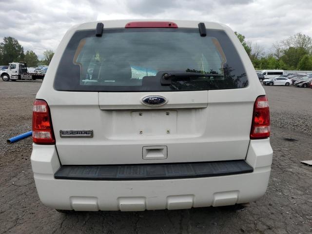 1FMCU0C7XAKA03046 - 2010 FORD ESCAPE XLS WHITE photo 6