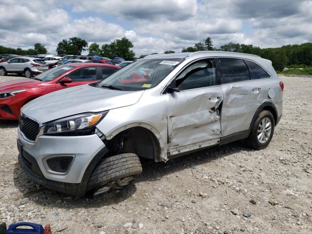 5XYPGDA52JG368008 - 2018 KIA SORENTO LX SILVER photo 1