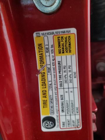 1G11C5SL1EU166164 - 2014 CHEVROLET MALIBU 1LT 勃艮第红 照片 12