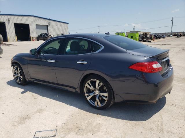 JN1BY1APXBM323554 - 2011 INFINITI M37 BLUE photo 2