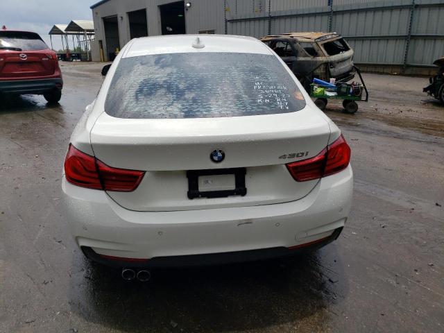 WBA4J1C56JBG77782 - 2018 BMW 430I GRAN COUPE WHITE photo 6