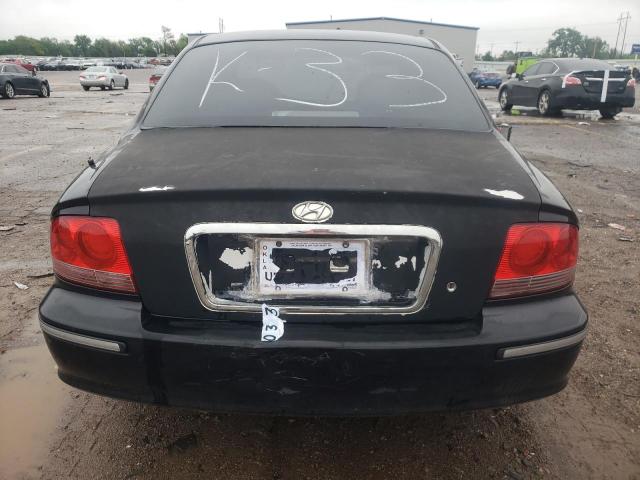 KMHWF35H04A002738 - 2004 HYUNDAI SONATA GLS BLACK photo 6