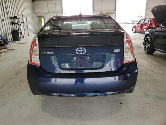 JTDKN3DU9F0394664 - 2015 TOYOTA PRIUS BLUE photo 6