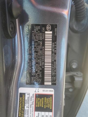 4T1BK1EB9EU122418 - 2014 TOYOTA AVALON BASE 石墨色 照片 12