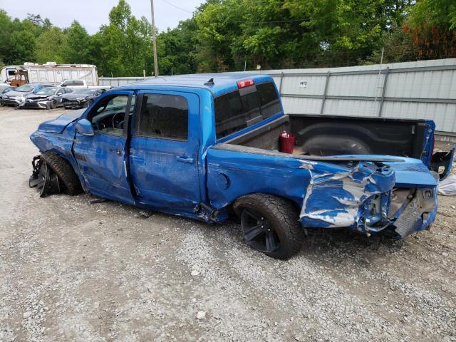 1C6RR7MT7JS201269 - 2018 RAM 1500 SPORT BLUE photo 2