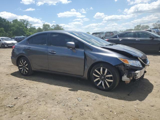 19XFB2F92FE230791 - 2015 HONDA CIVIC EXL 灰色 照片 4