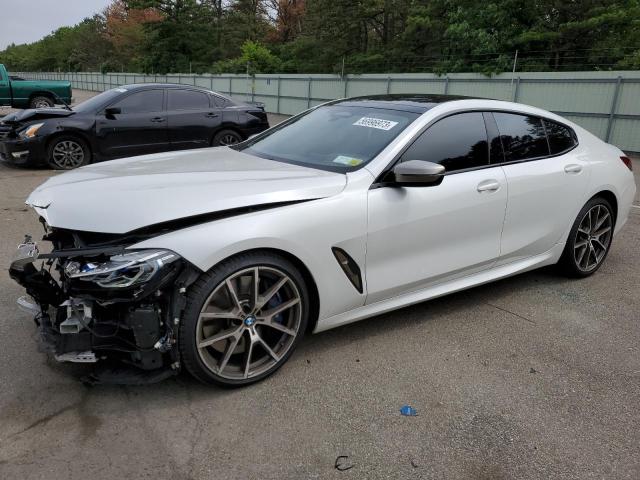 WBAGV8C05LBP48744 - 2020 BMW M850XI WHITE photo 1