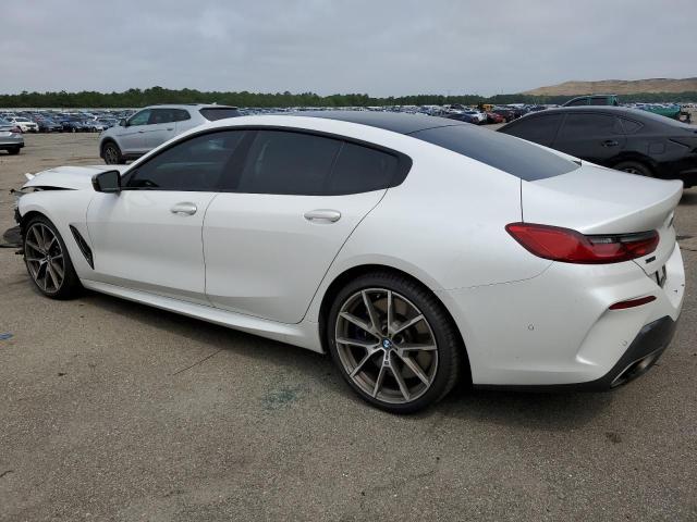 WBAGV8C05LBP48744 - 2020 BMW M850XI WHITE photo 2