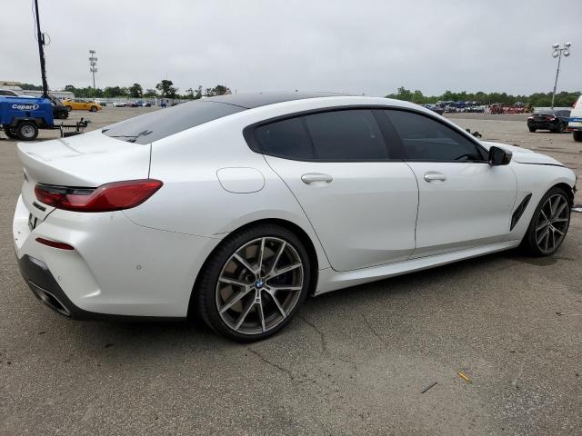 WBAGV8C05LBP48744 - 2020 BMW M850XI WHITE photo 3