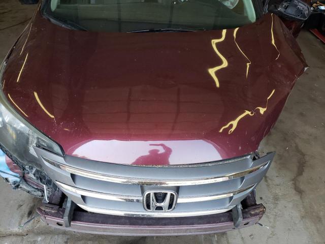 5J6RM4H5XEL053212 - 2014 HONDA CR-V EX BURGUNDY photo 11