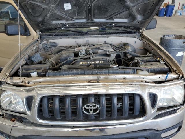 5TESN92N42Z121348 - 2002 TOYOTA TACOMA XTRACAB PRERUNNER თაფლისფერი ფოტო 11