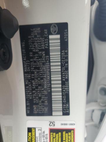 4T1G11AKXPU159429 - 2023 TOYOTA CAMRY SE NIGHT SHADE WHITE photo 12