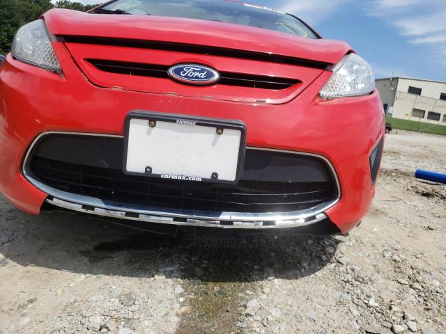 3FADP4EJXCM186272 - 2012 FORD FIESTA SE RED photo 9