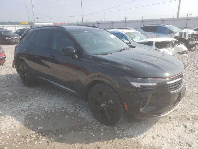 LRBFZNR40ND010044 - 2022 BUICK ENVISION ESSENCE BLACK photo 4