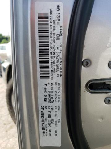 3C6UR5DL9DG599210 - 2013 RAM 2500 SLT ვერცხლისფერი ფოტო 12