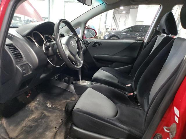 JHMGD38667S018240 - 2007 HONDA FIT S წითელი ფოტო 7