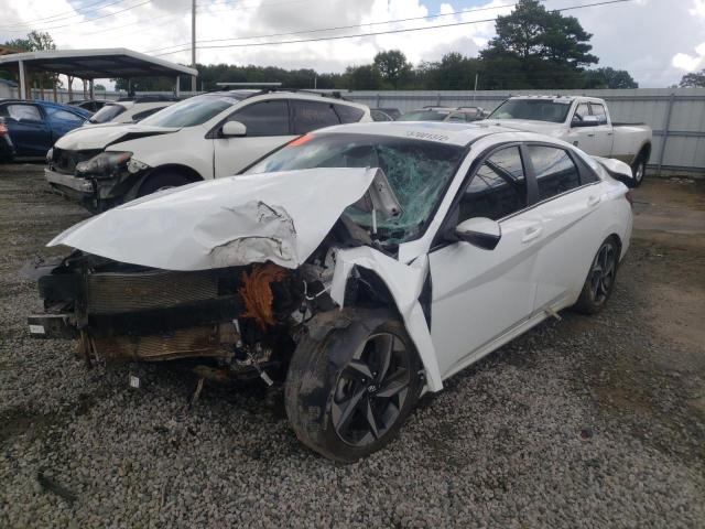 5NPLP4AG4NH065018 - 2022 HYUNDAI ELANTRA LIMITED WHITE photo 2