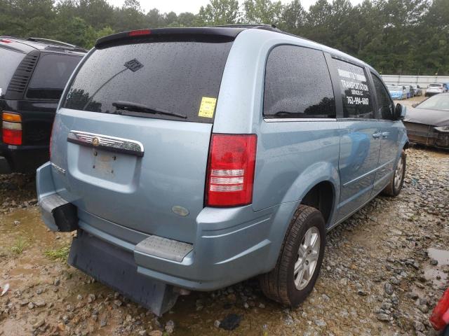 2A8HR54P88R838039 - 2008 CHRYSLER TOWN & COU TOURING BLUE photo 3