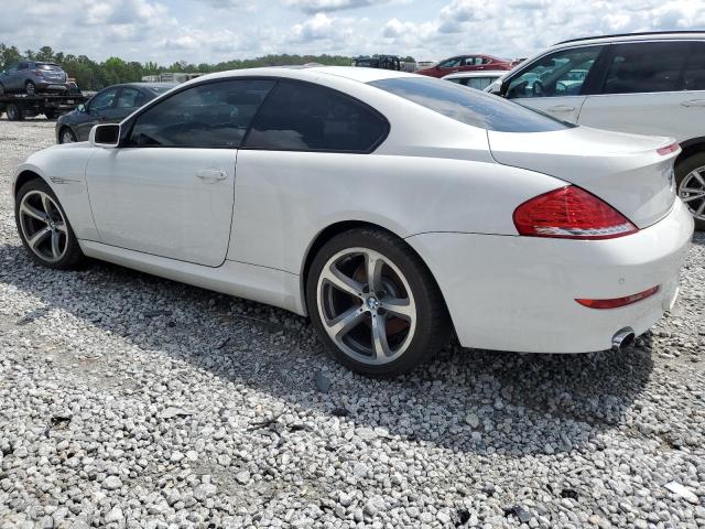 WBAEA53518CV90921 - 2008 BMW 650 I WHITE photo 2