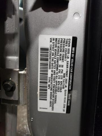 YV4CZ592561304865 - 2006 VOLVO XC90 SILVER photo 13