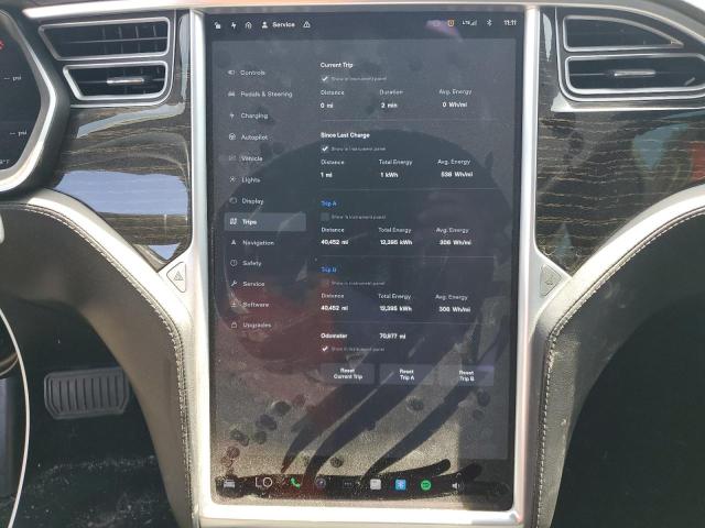 5YJSA1E1XGF169662 - 2016 TESLA MODEL S Սև լուսանկար 9