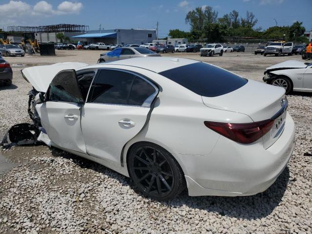 JN1EV7AP8KM516147 - 2019 INFINITI Q50 LUXE WHITE photo 2