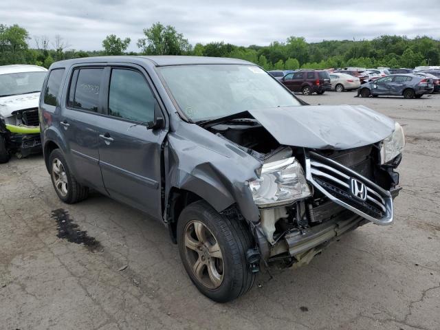 5FNYF4H54DB068687 - 2013 HONDA PILOT EXL GRAY photo 4