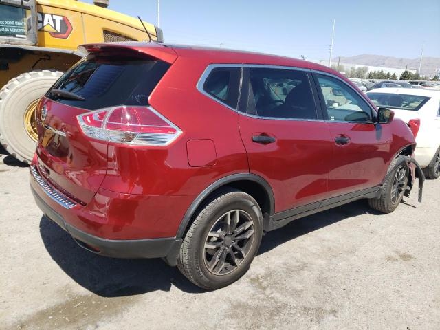 JN8AT2MT7GW030054 - 2016 NISSAN ROGUE S RED photo 3