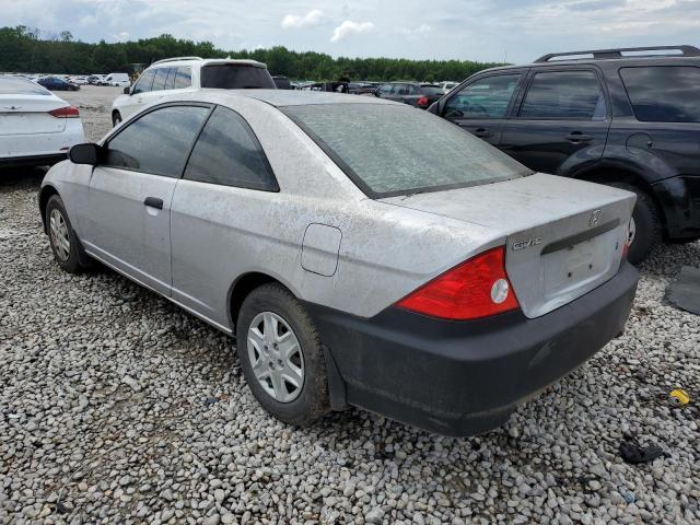 1HGEM22124L049881 - 2004 HONDA CIVIC DX VP SILVER photo 2