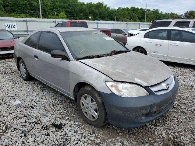 1HGEM22124L049881 - 2004 HONDA CIVIC DX VP SILVER photo 4