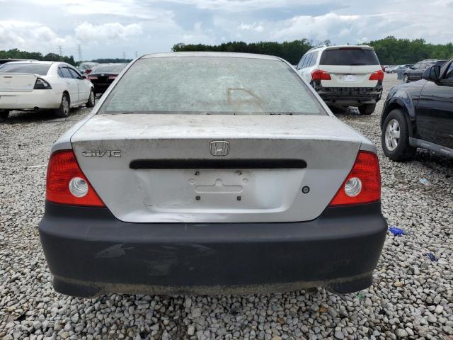 1HGEM22124L049881 - 2004 HONDA CIVIC DX VP SILVER photo 6