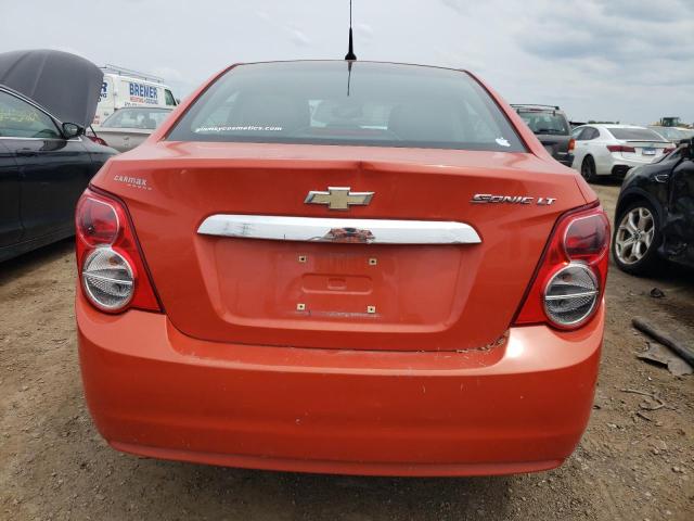 1G1JC5SH3D4142412 - 2013 CHEVROLET SONIC LT ORANGE photo 6