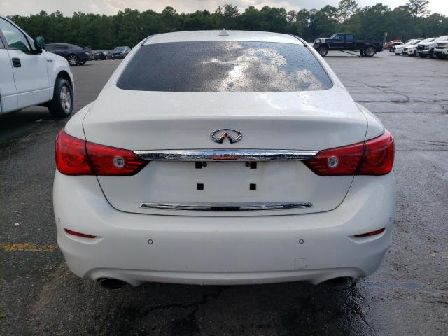 JN1AV7AP7EM691539 - 2014 INFINITI Q50 HYBRID PREMIUM WHITE photo 6