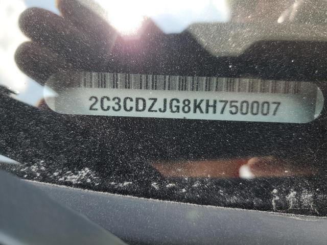 2C3CDZJG8KH750007 - 2019 DODGE CHALLENGER GT WHITE photo 12