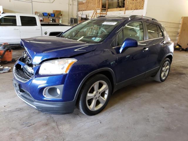 3GNCJNSB4FL234067 - 2015 CHEVROLET TRAX LTZ BLUE photo 1