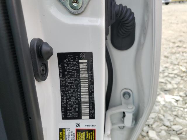 4T1S11AK7PU737755 - 2023 TOYOTA CAMRY SE NIGHT SHADE WHITE photo 12