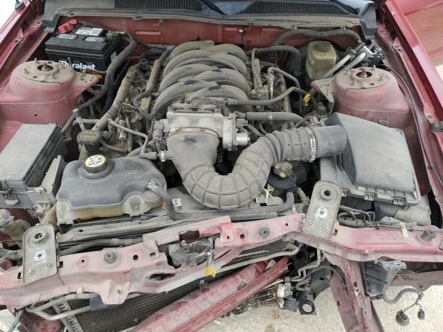 1ZVHT82H765104196 - 2006 FORD MUSTANG GT MAROON photo 11