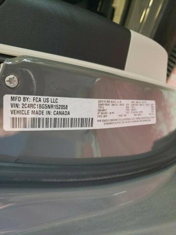 2C4RC1BG5NR152058 - 2022 CHRYSLER PACIFICA TOURING L GRAY photo 14