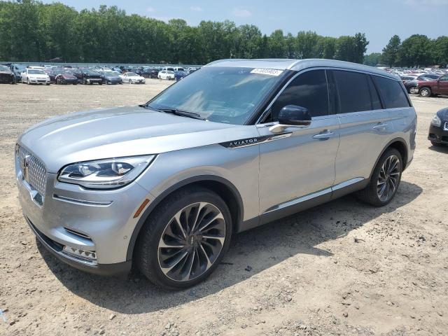 5LM5J7XC0MGL00297 - 2021 LINCOLN AVIATOR RESERVE SILVER photo 1