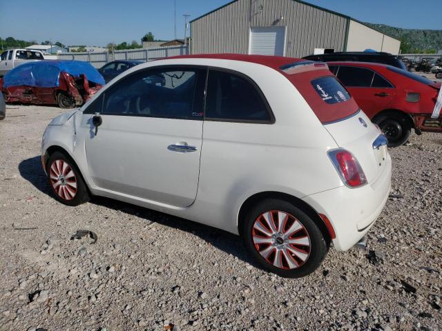 3C3CFFDR7FT753807 - 2015 FIAT 500 POP WHITE photo 2