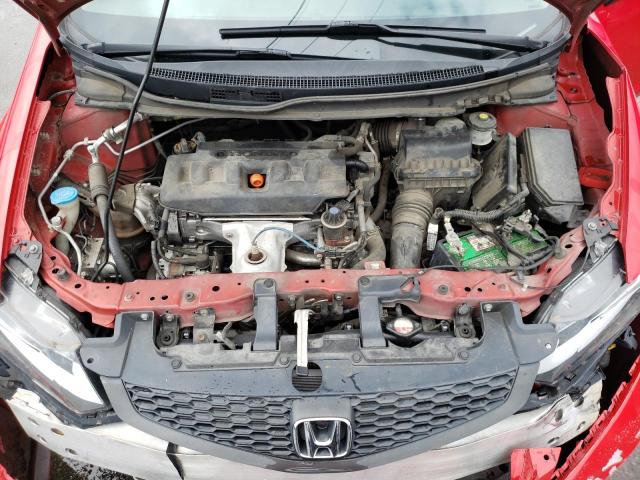 2HGFG3B53CH563836 - 2012 HONDA CIVIC LX RED photo 11