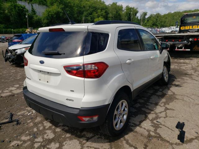 MAJ6P1ULXJC196583 - 2018 FORD ECOSPORT SE WHITE photo 3