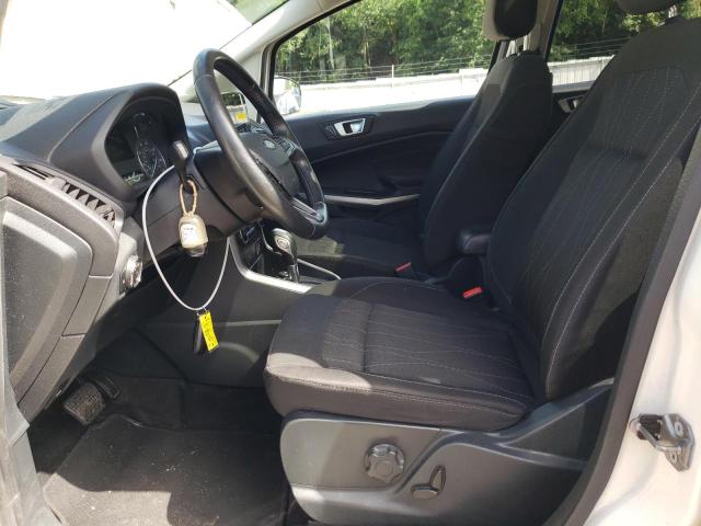 MAJ6P1ULXJC196583 - 2018 FORD ECOSPORT SE WHITE photo 7