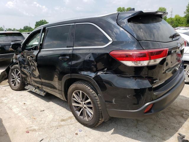 5TDJZRFH0JS857784 - 2018 TOYOTA HIGHLANDER SE BLACK photo 2