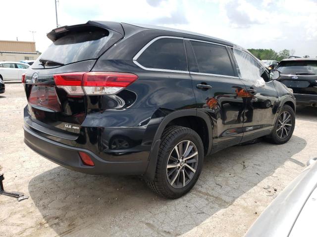 5TDJZRFH0JS857784 - 2018 TOYOTA HIGHLANDER SE BLACK photo 3