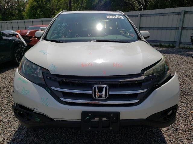 5J6RM3H75DL044184 - 2013 HONDA CR-V EXL WHITE photo 5