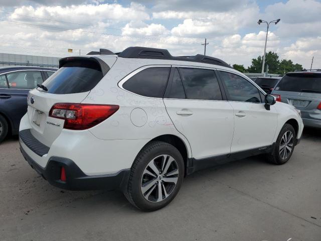 4S4BSANC2J3361477 - 2018 SUBARU OUTBACK 2.5I LIMITED WHITE photo 3