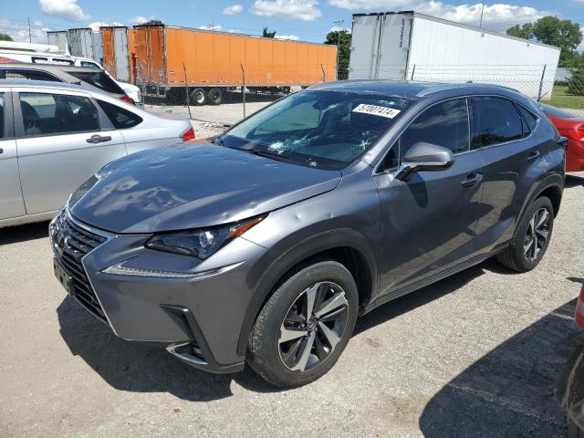 JTJGARDZ2M2237301 - 2021 LEXUS NX 300 BASE ნაცრისფერი ფოტო 1